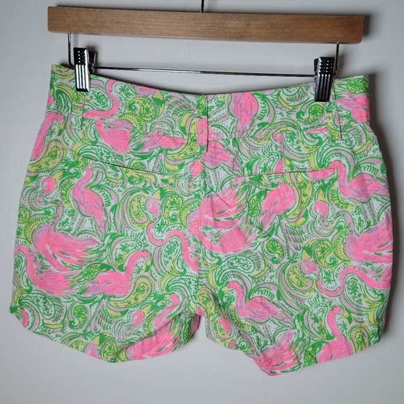Lilly Pulitzer Flamingo Callahan Shorts | Lilly Pulitzer | Size 0 - Picture 8 of 9